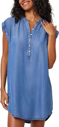 Bella Dahl Cap Sleeve Henley Dress