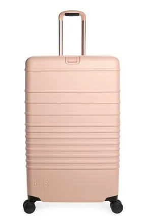 B&eacute;is The Large Check-In Hardside Roller Suitcase in Atlas Pink at Nordstrom