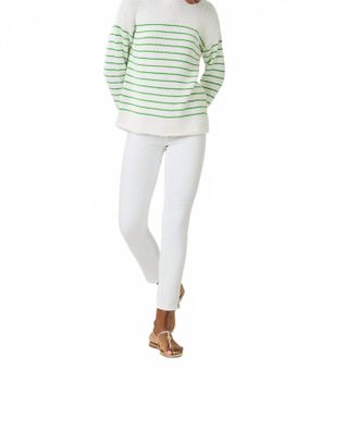 Lilly Pulitzer Lotan Long Sleeve Sweater In Putting Green Tidepool Stripe