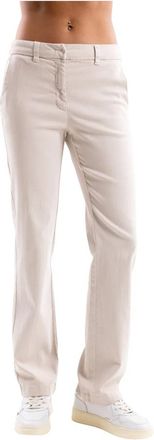 Marella Mlltapioca Chino Broek - Dames - Straight fit broeken - Beige - M - Katoen - Broeken