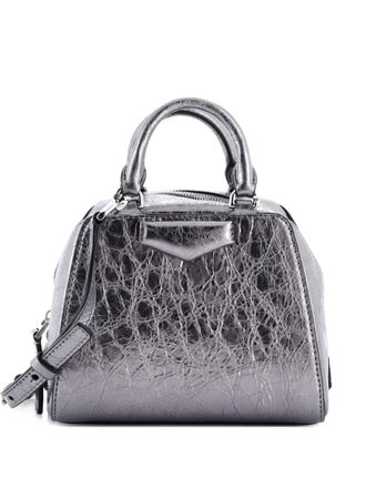 Givenchy Antigona Cube Bag Leather Nano crossbody bag - Argento