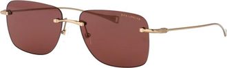 Dita Eyewear Stijlvolle zonnebril Lsa-119 - unisex - Zonnebrillen - Geel - 57 MM - Accessoires