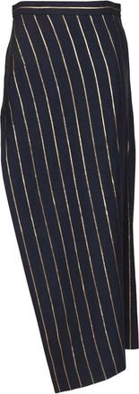 Vivienne Westwood Infinity Maxi Rok - Dames - Maxi Rokken - Blauw - L - Wol - Rokken