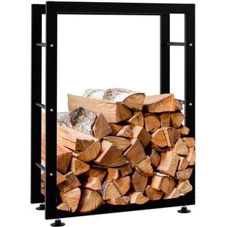 Clp Clp - Le&ntilde;ero Keri De Metal Negro Negro 25x60x80 Cm