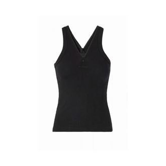 Pinko Sleeveless Tops, female, Black, Size: XS Sleeveless Top