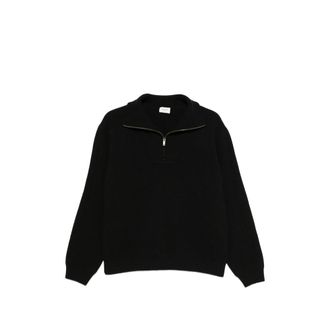 Saint Laurent Ribbed-knit Crew-neck Sweater