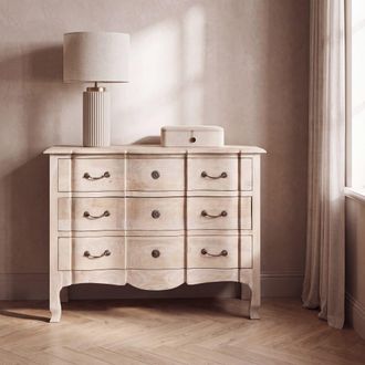Maisons du monde C&oacute;moda de mango y acacia de 3 cajones