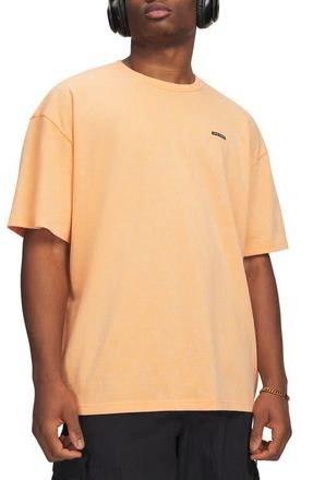 Under Armour UA Logo Patch Oversize T-Shirt in Orange Bloc at Nordstrom, Size Xx-Large