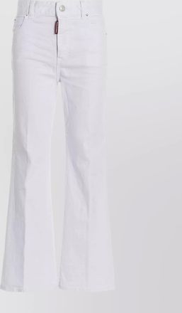 Dsquared2 wide leg cropped jeans