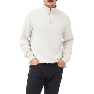 Rodd & Gunn Alton Ave Regular Fit Pullover Sweatshirt in Ice Grey Marle at Nordstrom, Size Xxx-Large