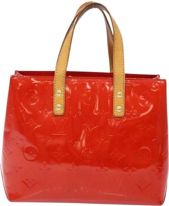 Louis Vuitton Reade Red Patent Leather Handbag (Pre-Owned)