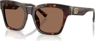 Dolce & Gabbana Dames, Accessoires, Bruin, Maat: 53 MM Polyamide