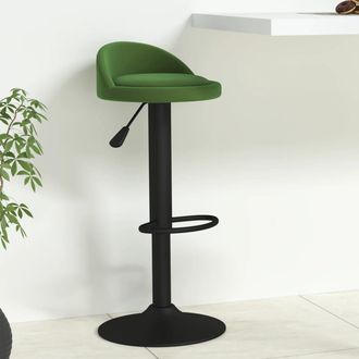 vidaXL Taburete De Cocina De Terciopelo Verde Oscuro Vidaxl