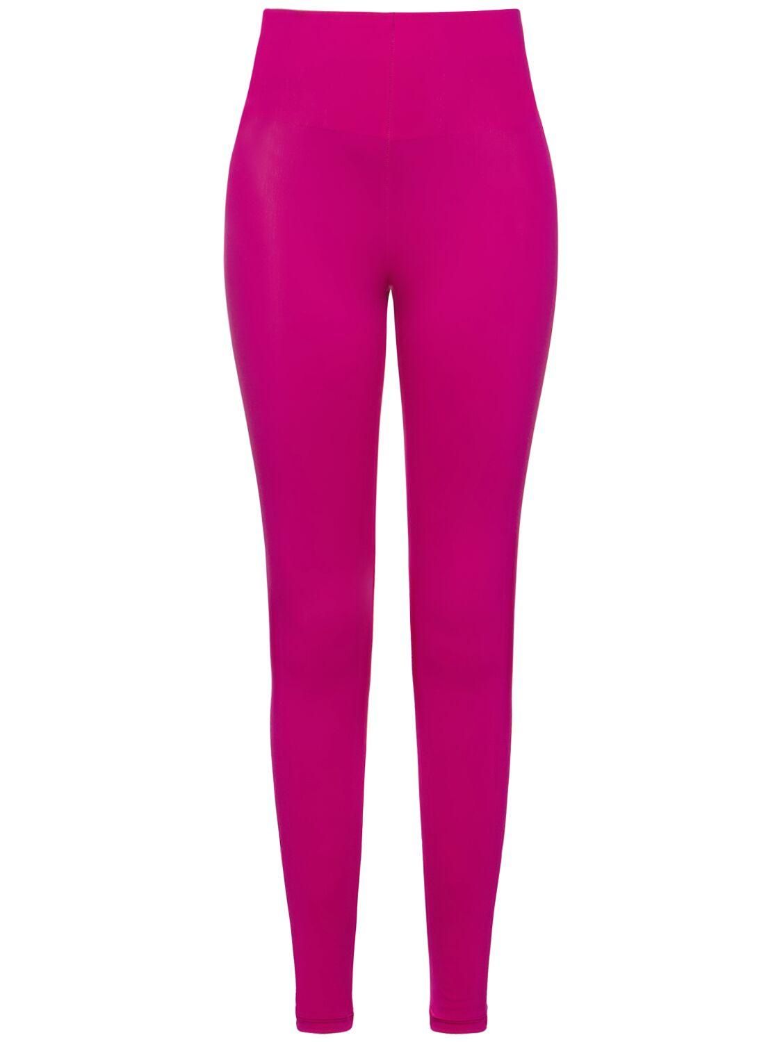パンツ THE ANDAMANE Pink stretch polyester blend palazzo pant 20909927_50913586_600.jpg