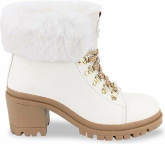 Les Tropeziennes Gevoerde leren boots Rosenn, hak