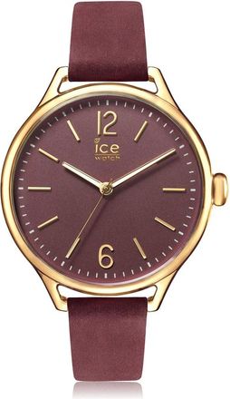 Ice Watch Ice Time - Dames - Horloges - Geel - ONE Size - Leer - Accessoires