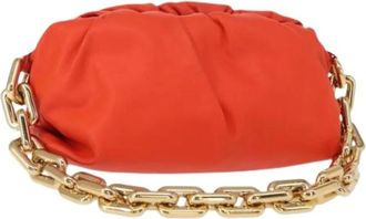 Bottega Veneta Pre-owned Shoulder Bags, female, Orange, Size: ONE SIZE Pre-owned Vintage Shoulder Bag