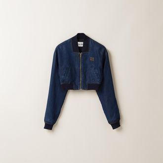 Miu Miu Denim blouson jacket