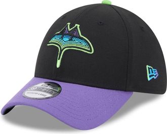 New Era 39Thirty Cap - City Connect Tampa Bay Rays - L/XL Black