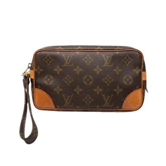 Louis Vuitton Pre-owned Clutches, female, Brown, Size: ONE SIZE Pre-owned Marly Dragonne PM