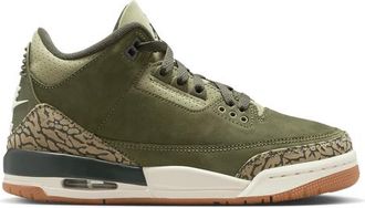 Nike Jordan Boys Retro 3 - Boys Grade School Basketball Shoes Medium Olive/Neutral Olive/Sequoia Size 3.5