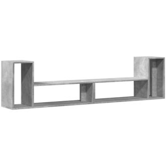 vidaXL Muebles De Tv 2 Uds Madera Ingenier&iacute;a Gris Hormig&oacute;n 100x30x50cm Vidaxl