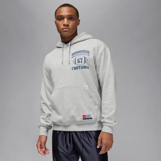 Nike Jordan Mens Jordan MVP x Howard University Fleece Pullover Hoodie in Grey | IH0543-050