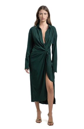 Mother of All Gisele Dress in Green Matt at Nordstrom, Size Medium