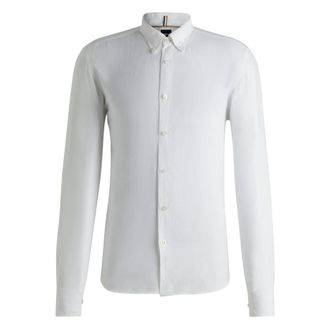 HUGO BOSS Hugo Boss-Hemd - Heren - Zakelijke Overhemden - Wit - XL - Overhemden