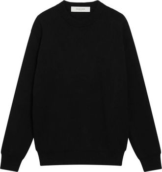 Golden Goose Truien & Vesten, Heren, Zwart, S, Katoen, Regular Crew Neck