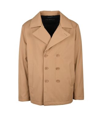 People of Shibuya Beige Agordo Peacoat