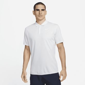 Nike Mens Court Dri-FIT Tennis Polo in Grey | DD8372-085