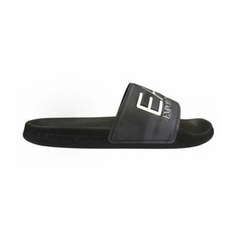 Emporio Armani Zwarte Flip Flops & Slippers - Heren - Sandalen - Zwart - 40 EU - Schoenen