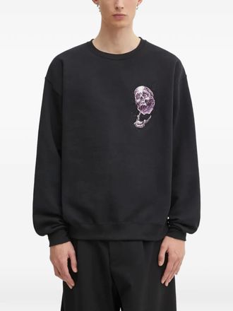 Wacko Maria graphic-print sweatshirt - Black