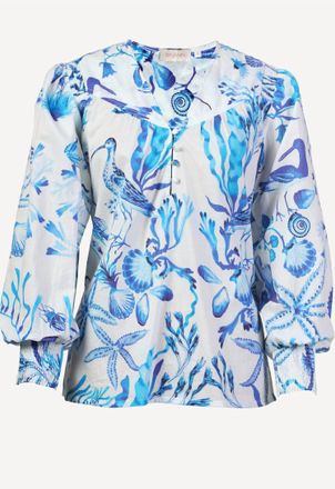 Banjanan Womens Florrie Shirt In River