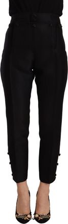 Dsquared2 Dsquared&sup2; Wool High Waist Skinny Women Womens Pants