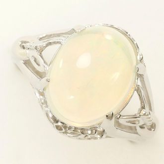 C&A White Gold White Gold (14K) Band Ring (Pre-Owned)