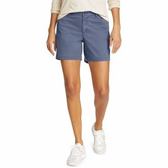 Eddie Bauer Legend Wash Relaxed Fit Shorts In Dusted Indigo