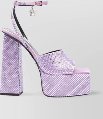 Versace crystal-embellished sandals