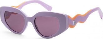 Karl Lagerfeld Womens KL6144S 50 650 Sunglasses - Pink - One Size