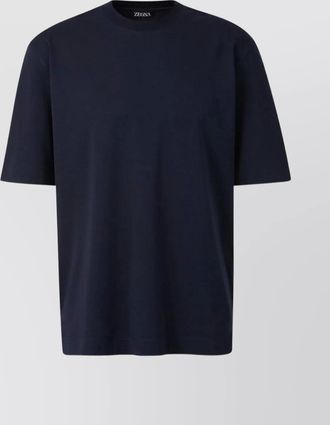 Ermenegildo Zegna short sleeve crew neck ribbed t-shirt