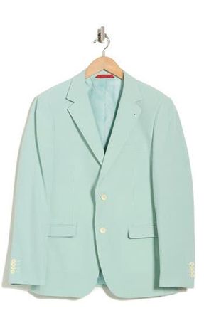 Zanetti Trim Fit Blazer in Light Green at Nordstrom Rack, Size 40 Regular