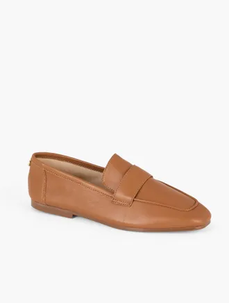 Talbots Audrey Nappa Loafers - Havana Tan - 7 1/2 M Talbots