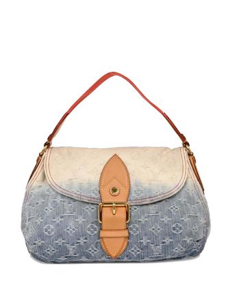 Louis Vuitton 2010 Sunshine denim blue monogram handbag - Blauw