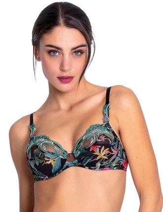 Lise Charmel Womens Fleurs Etoiles Full Cup Bra - Multicolour Polyamide - Size 38D