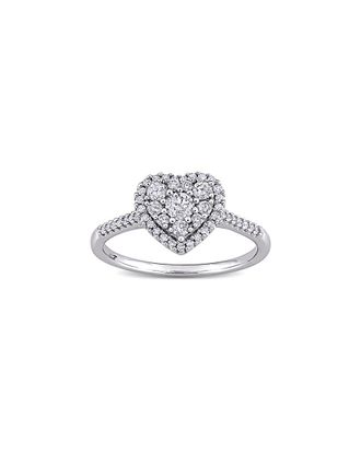 Rina Limor 10K 0.49 Ct. Tw. Diamond Halo Ring