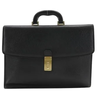Bally Pre-owned Handbags, male, Black, Size: ONE SIZE Pre-owned Briefcase