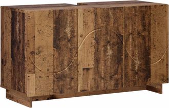 vidaXL Armario De Ba&ntilde;o Madera Envejecida 101 X 41 X 58 Cm Vidaxl