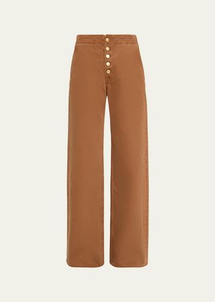 Ulla Johnson The Jasmine Low-Rise Jeans