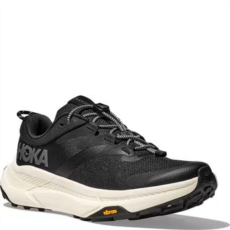 Hoka One One Womens Transport Running Shoes In Black/alabaster